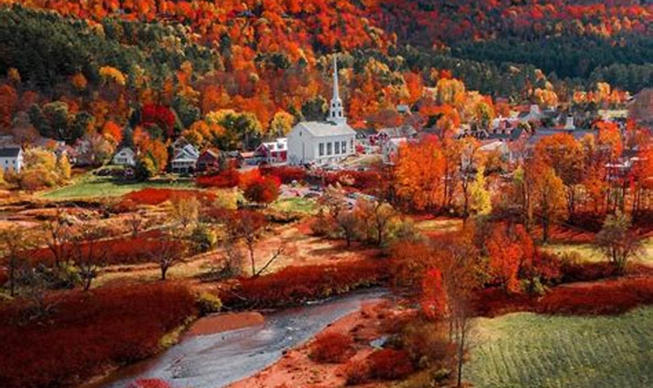 Stowe Vermont Fall Foliage 2024