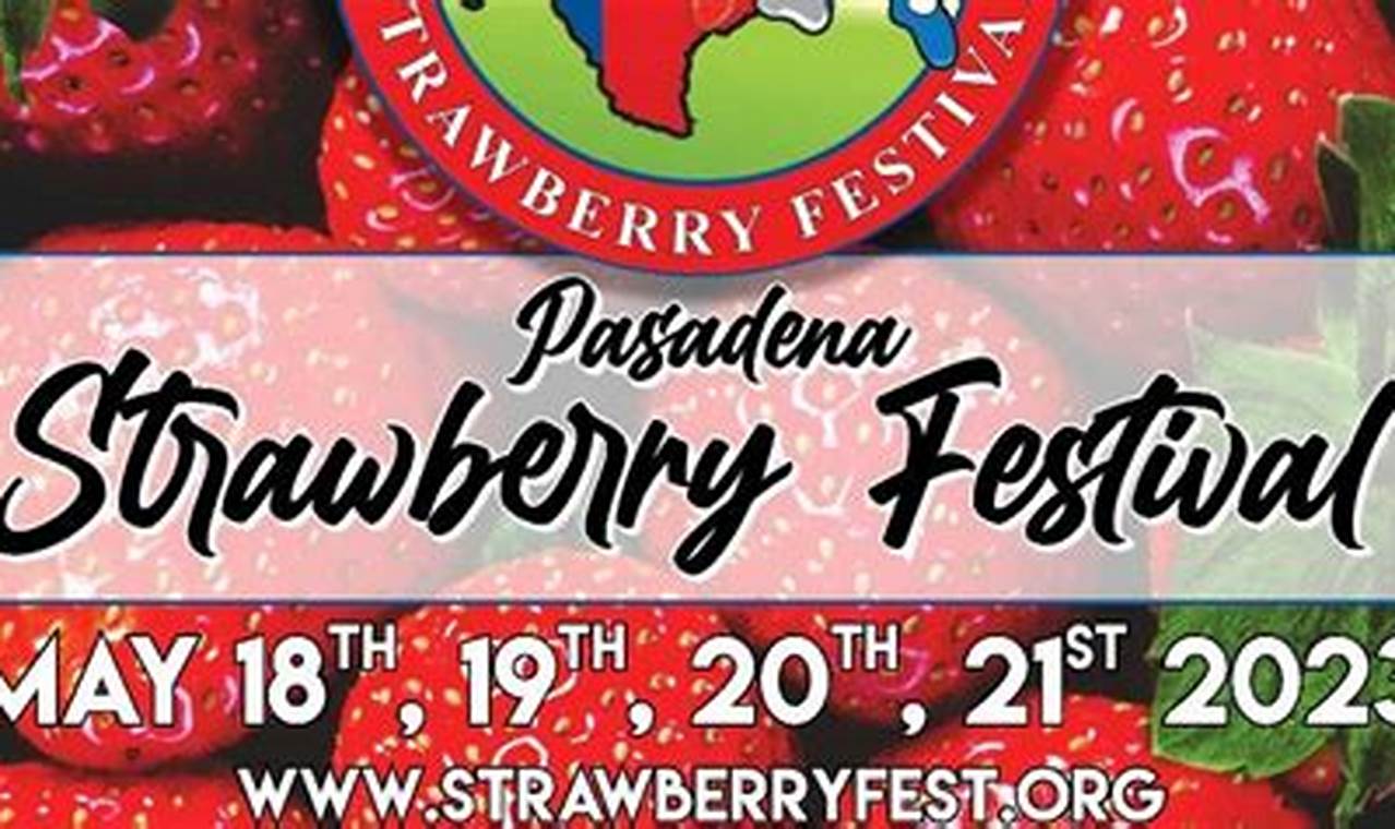 Strawberry Festival Pasadena Food