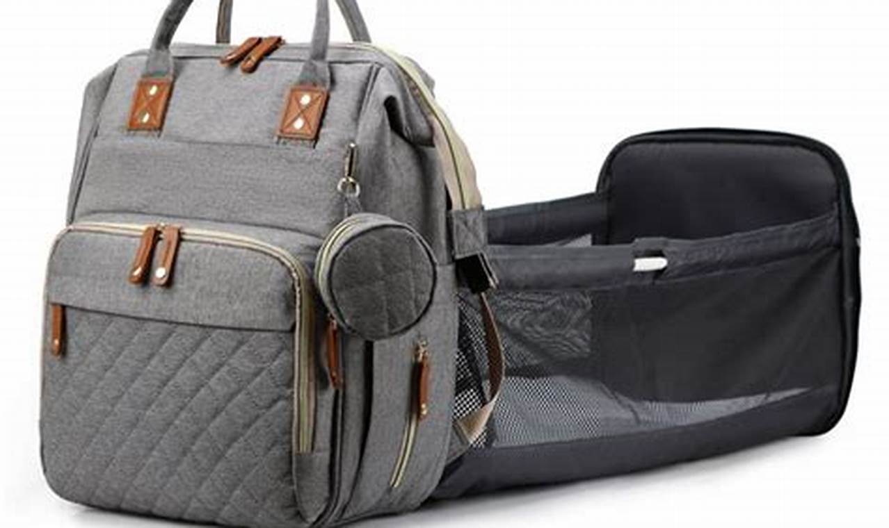 Stylish and functional diaper bags