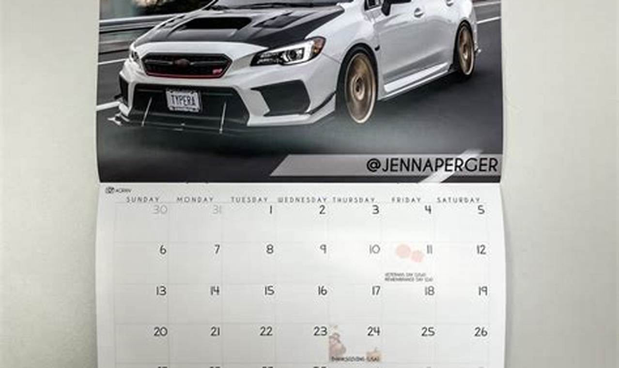 Subaru Calendar 2024 Calendar 2024