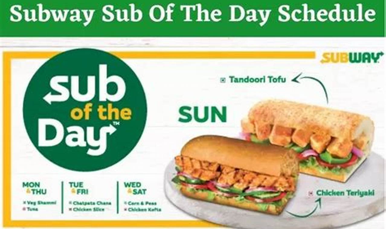 Subway Sandwich Day 2024 Hours