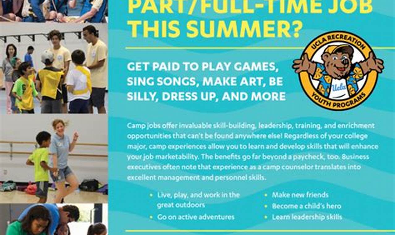 Summer Camp 2024 Jobs