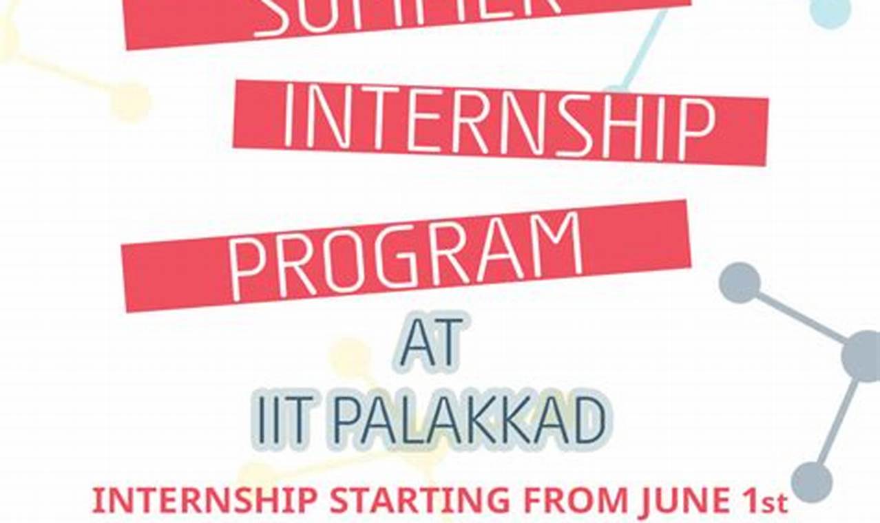 Summer Internships 2024 India Iit