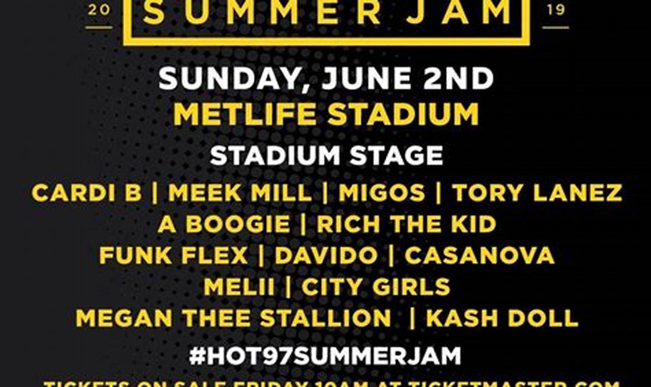 Summer Jam Cleveland 2024 Lineup