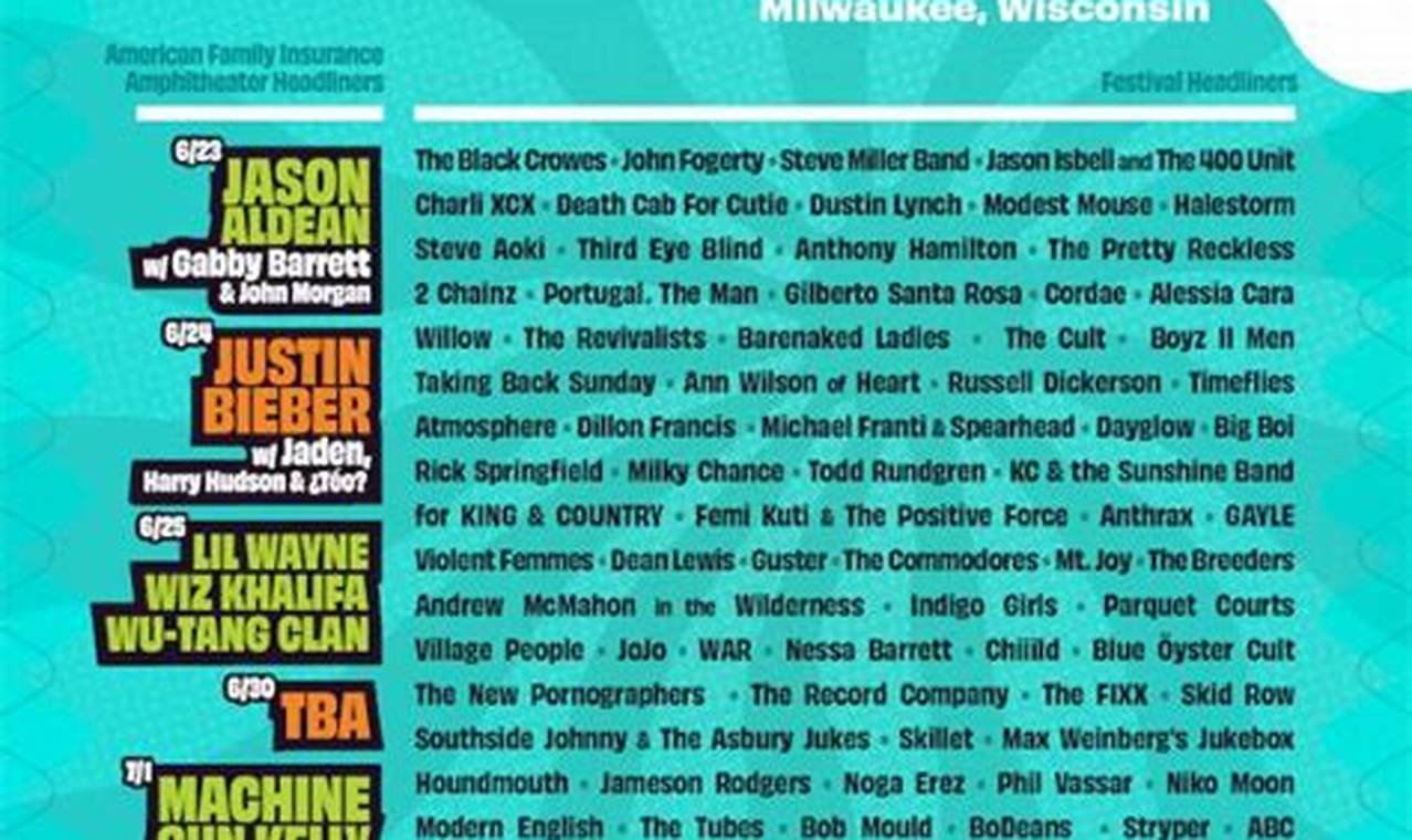 Summerfest Milwaukee 2024 Tickets