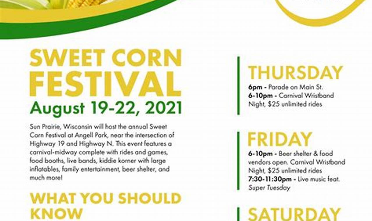 Sun Prairie Corn Festival 2024