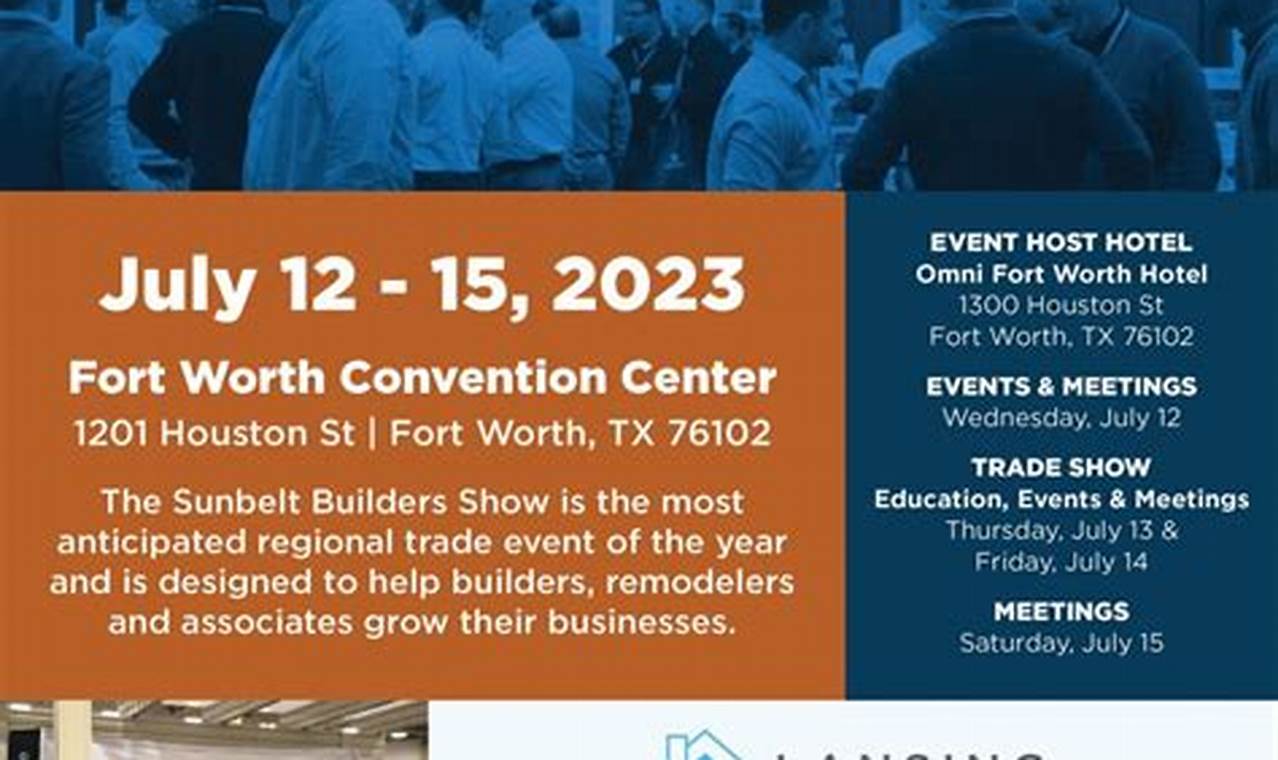 Sunbelt Builders Show 2024 Dates Schedule