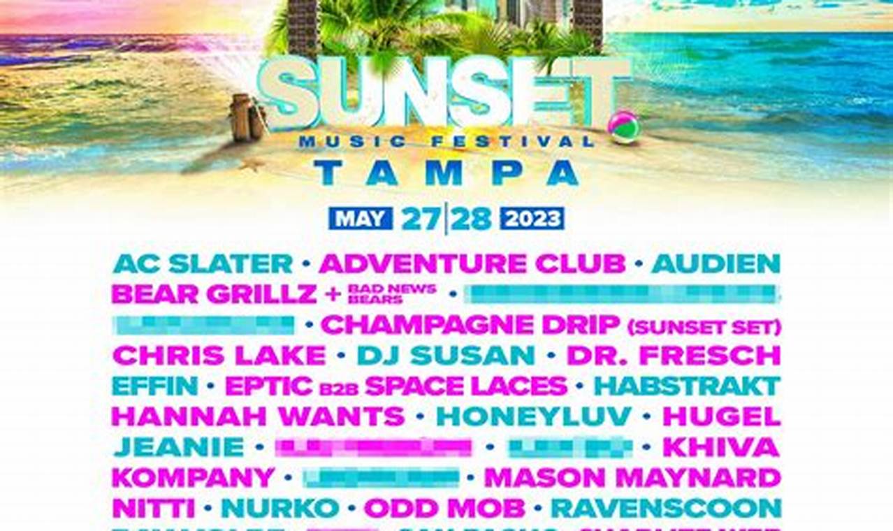 Sunset Beach Festival 2024 Lineup