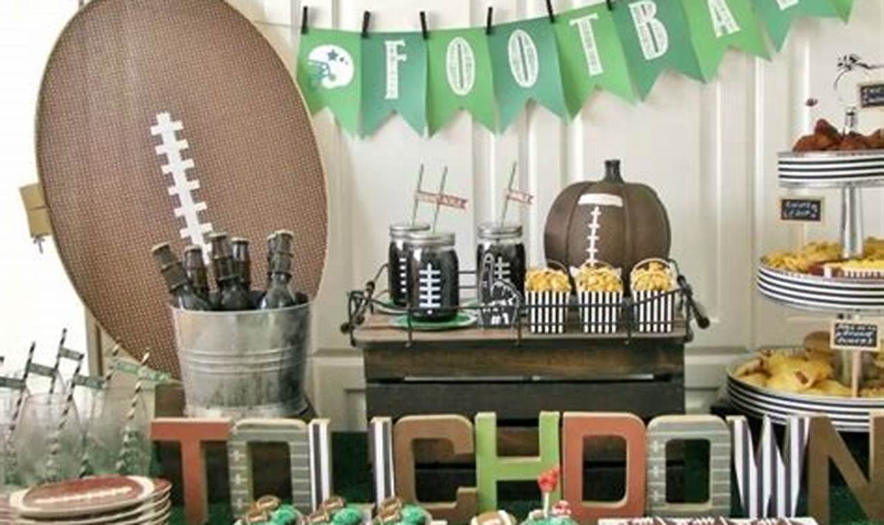 Super Bowl 2024 Party Decorations