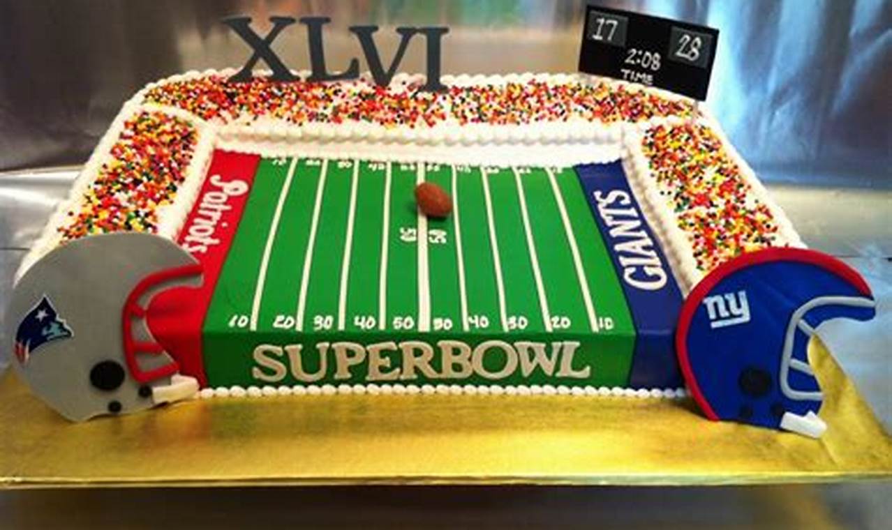 Super Bowl Cake 2024