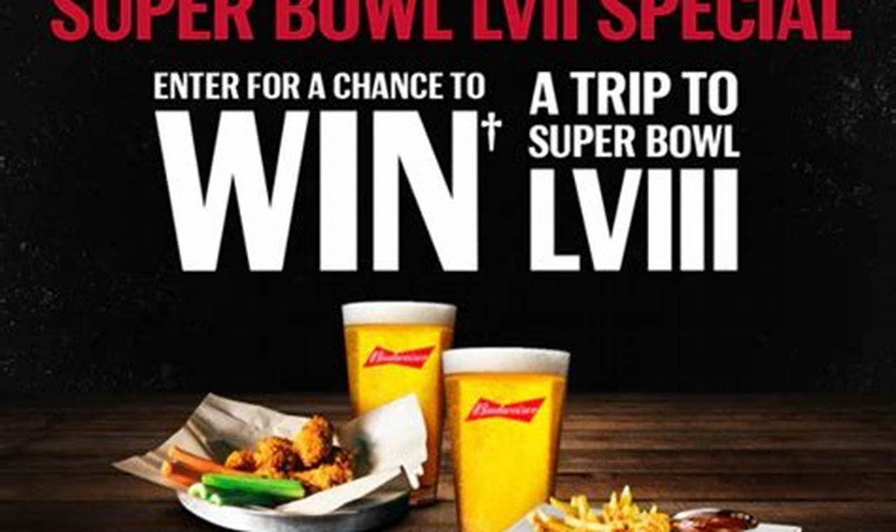 Super Bowl Sweepstakes 2024