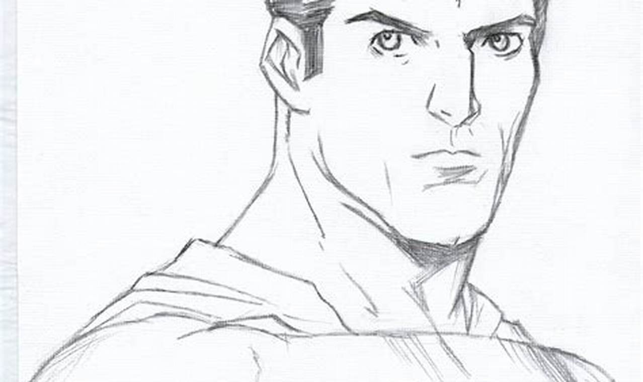 A Timeless Journey: Discovering the Beauty of Superman Pencil Sketches