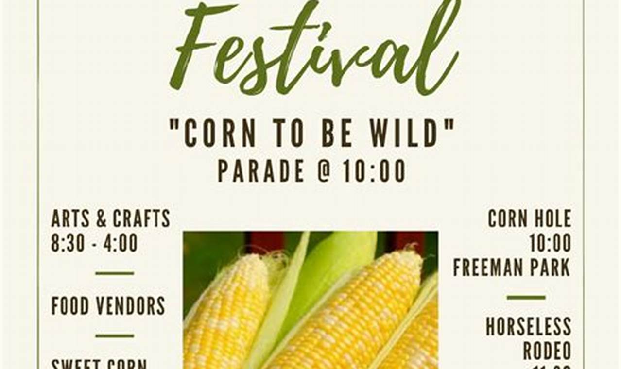 Sweet Corn Festival 2024 Normal Il