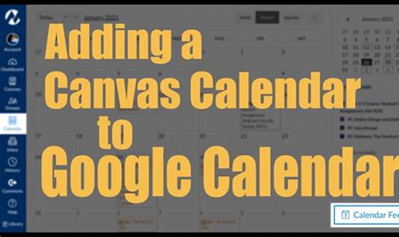 Sync Canvas Calendar With Google