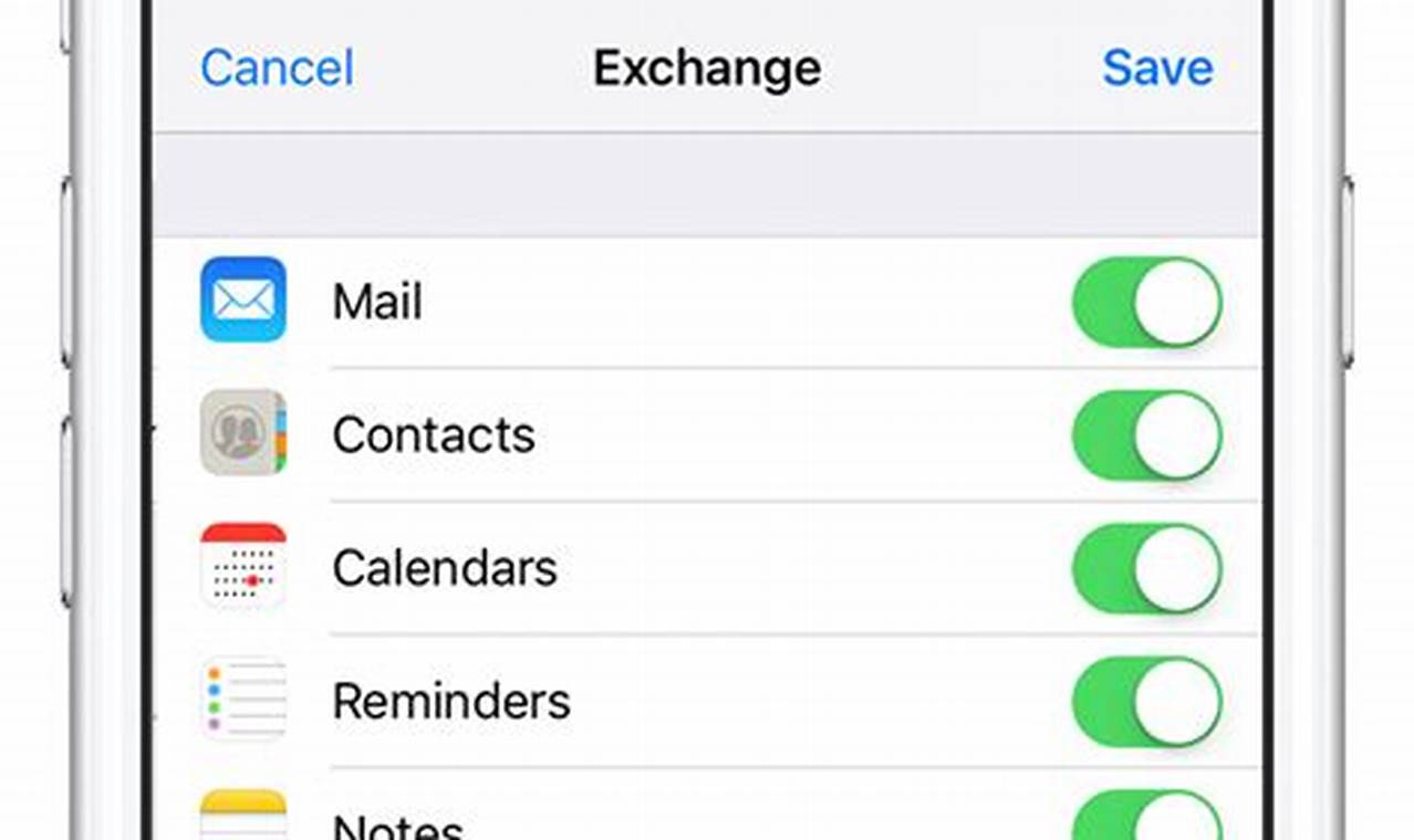 Sync Exchange Calendar With Iphone