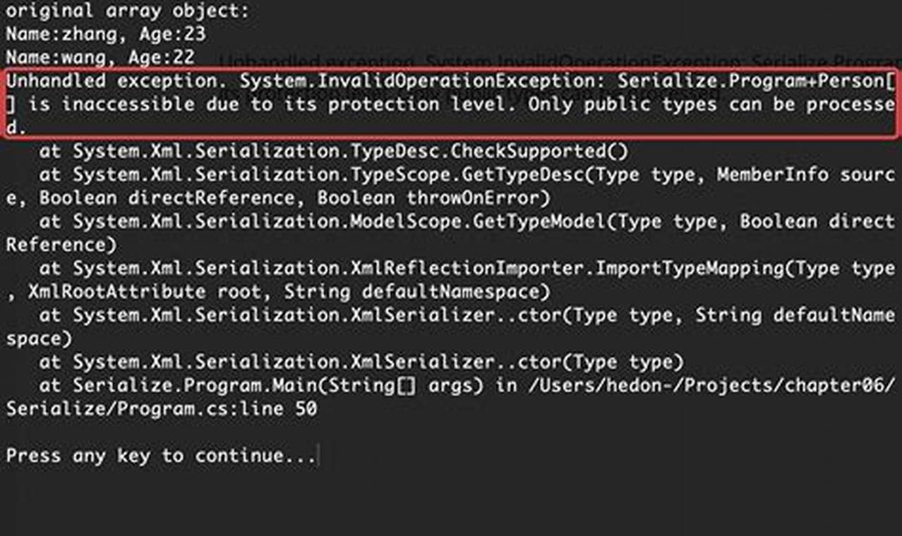 System.Invalidoperationexception Dokument Xml Zawiera Błąd 0 0 System Swpro
