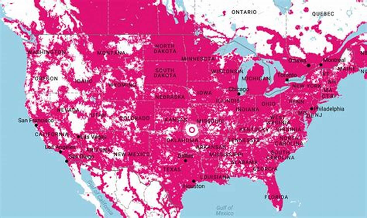 T Mobile Coverage Map 2024 Updates