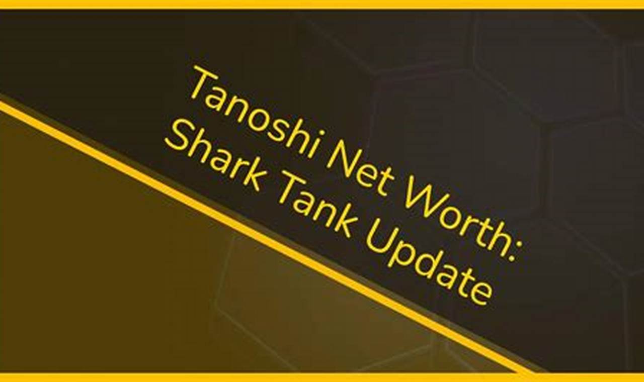 Tanoshi Net Worth 2024