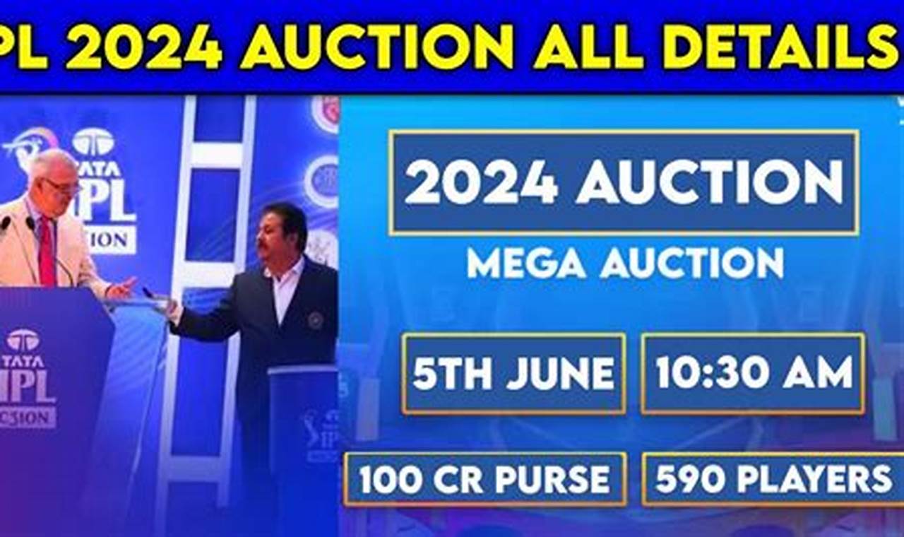 Tata Ipl 2024 Auction Date And Time
