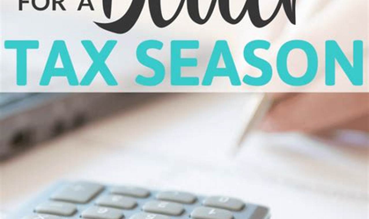 Tax Season 2024 Tips
