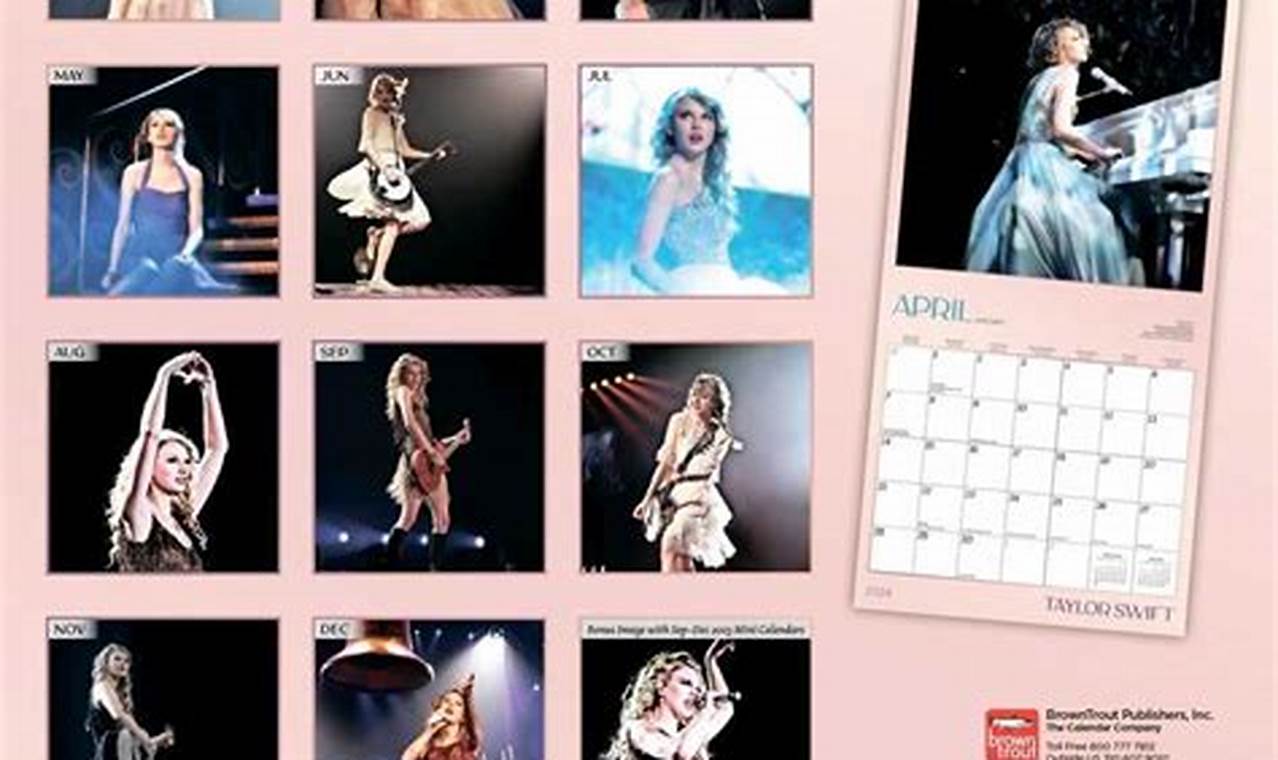 Taylor Swift Calendar 2024 With Lyrics