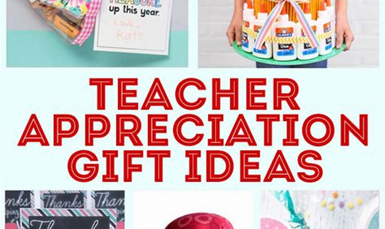 Teacher Appreciation Gifts 2024