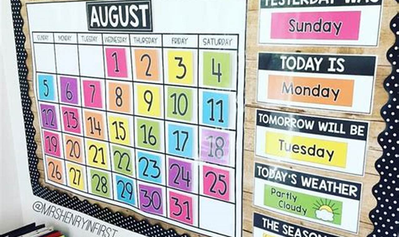 Teacher Wall Calendar