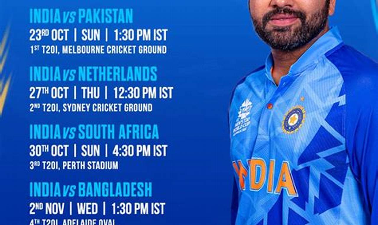 Team India Schedule 2024