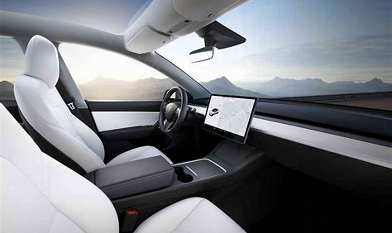 Tesla Model Y 2024 Interior