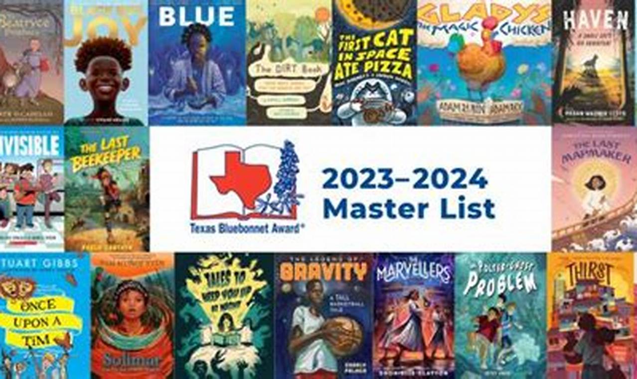 Texas Bluebonnet Reading List 2024