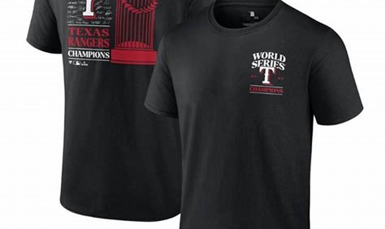 Texas Rangers Championship Shirts 2024