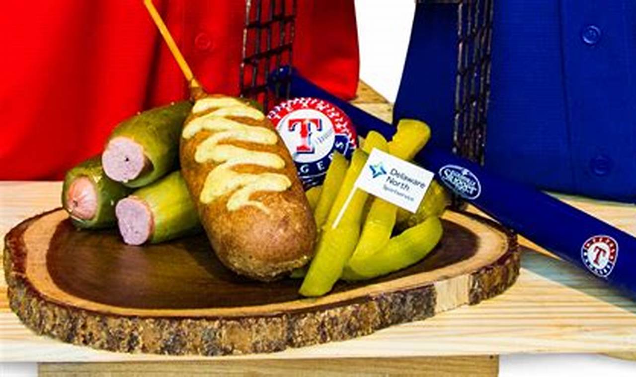 Texas Rangers Suite Food Menu 2024