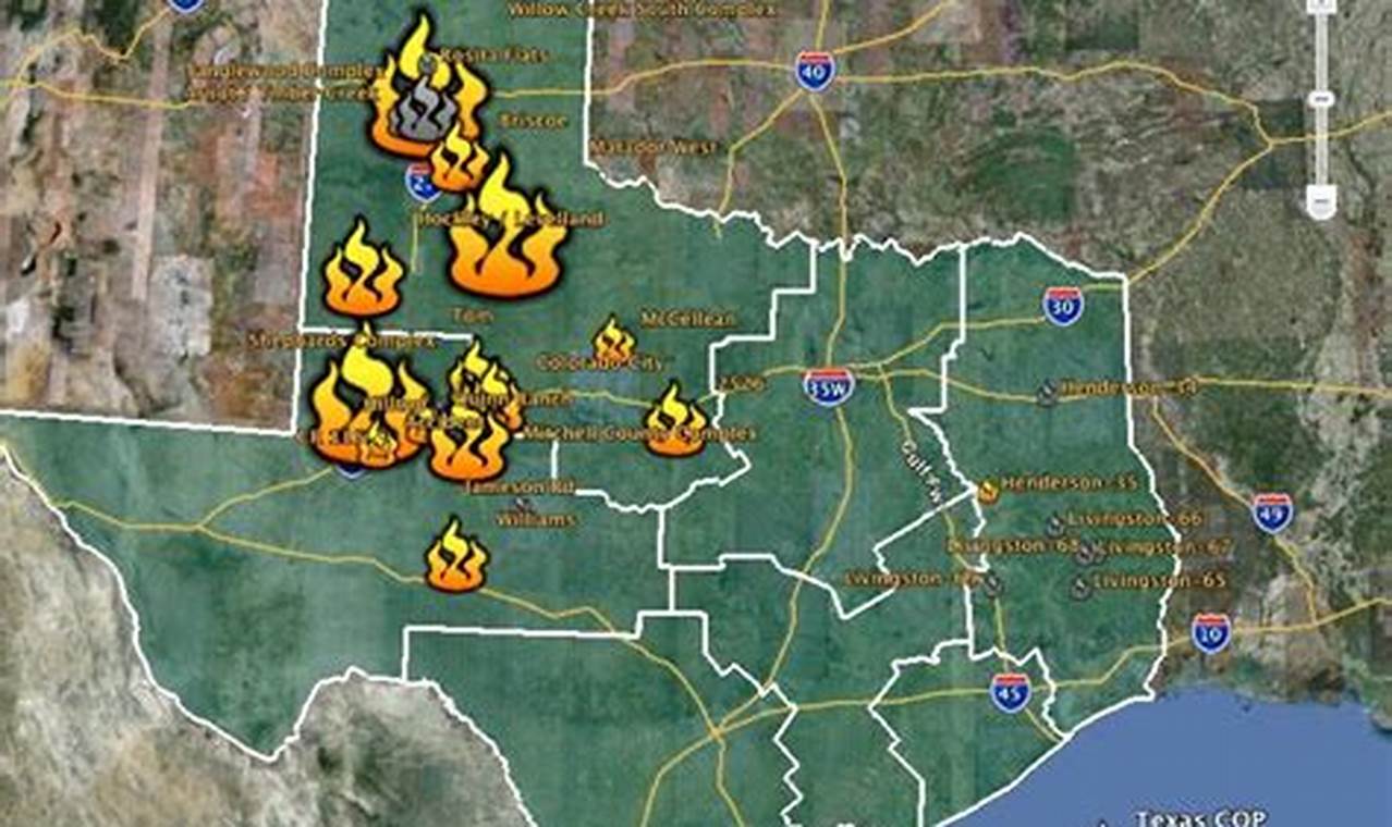 Texas Wildfires 2024 Map 2024