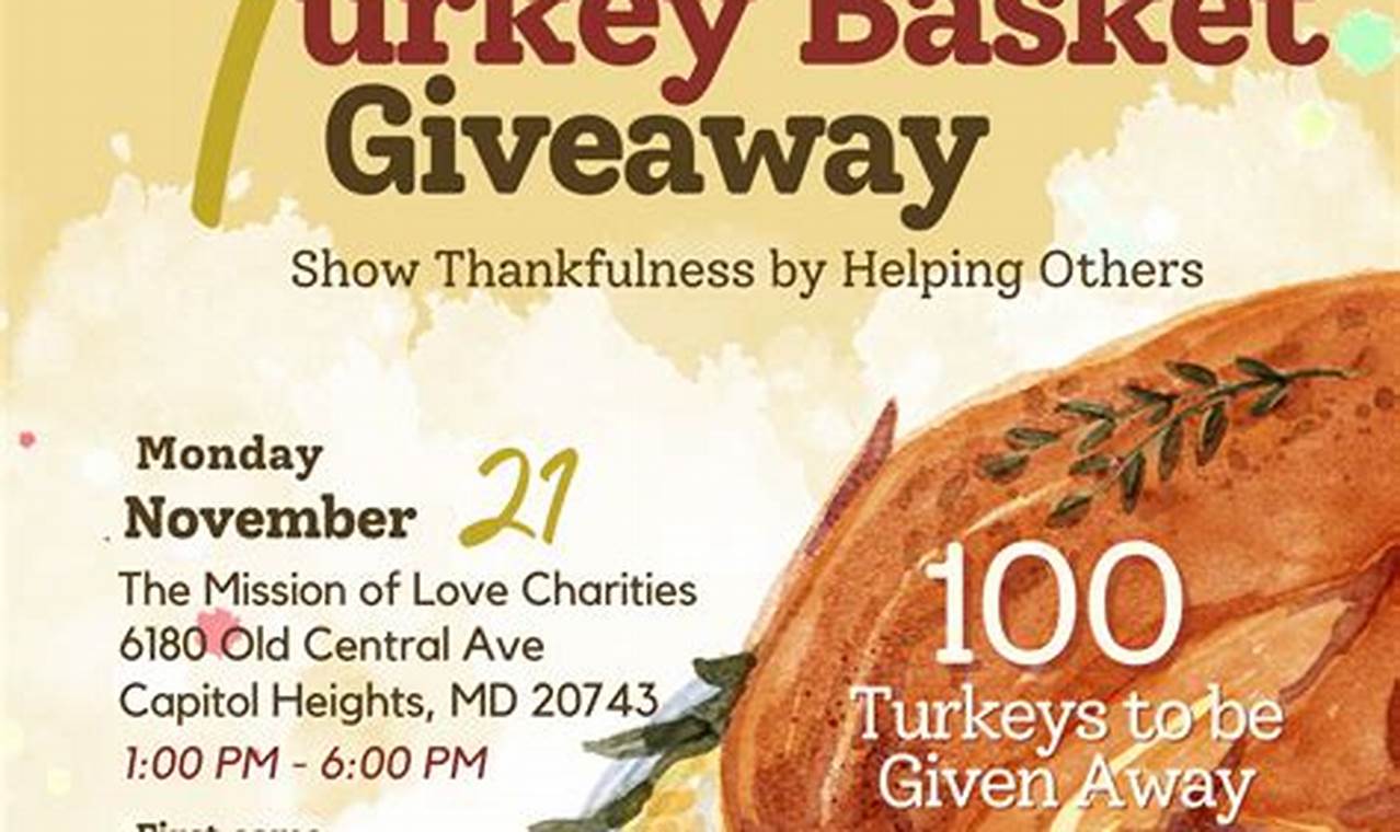 Thanksgiving Basket Giveaway 2024