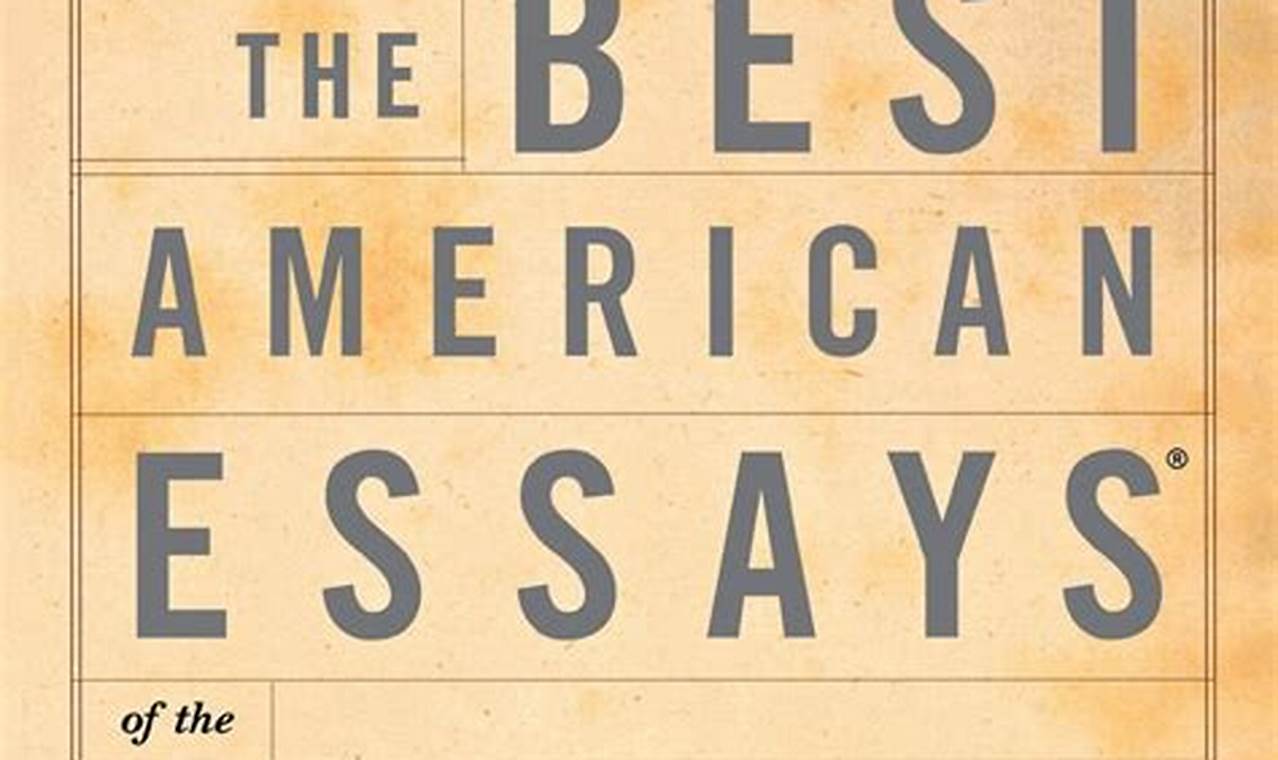 The Best American Essays 2024