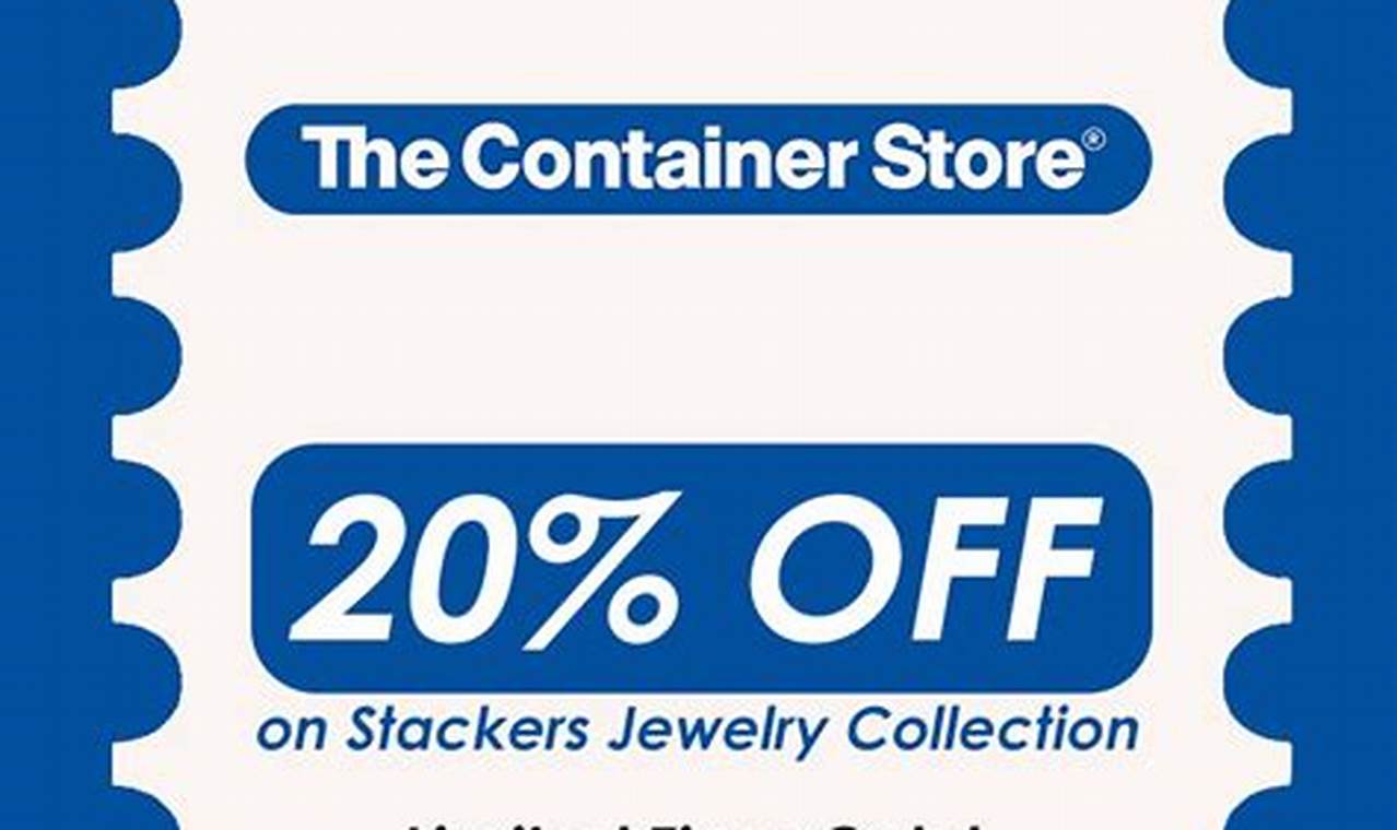 The Container Store Coupon Code 2024