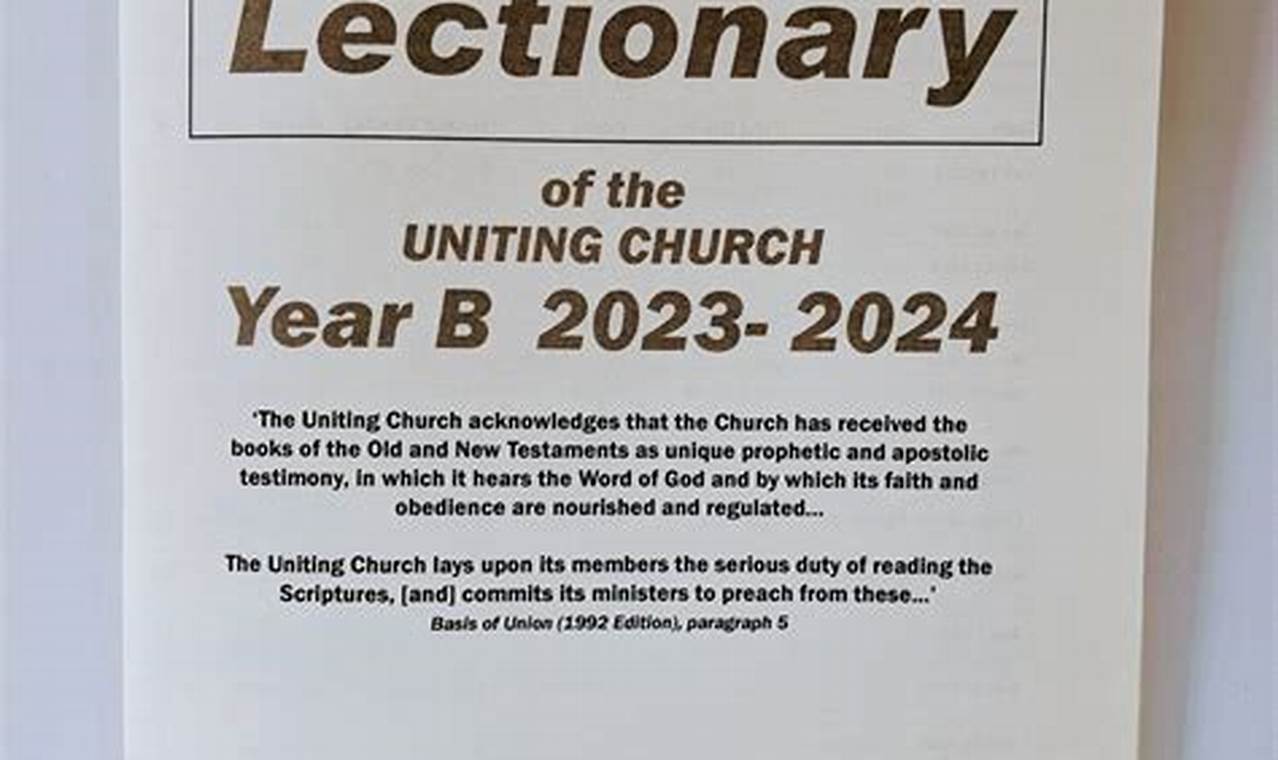 The History And Origin Of The Lectionary 2024