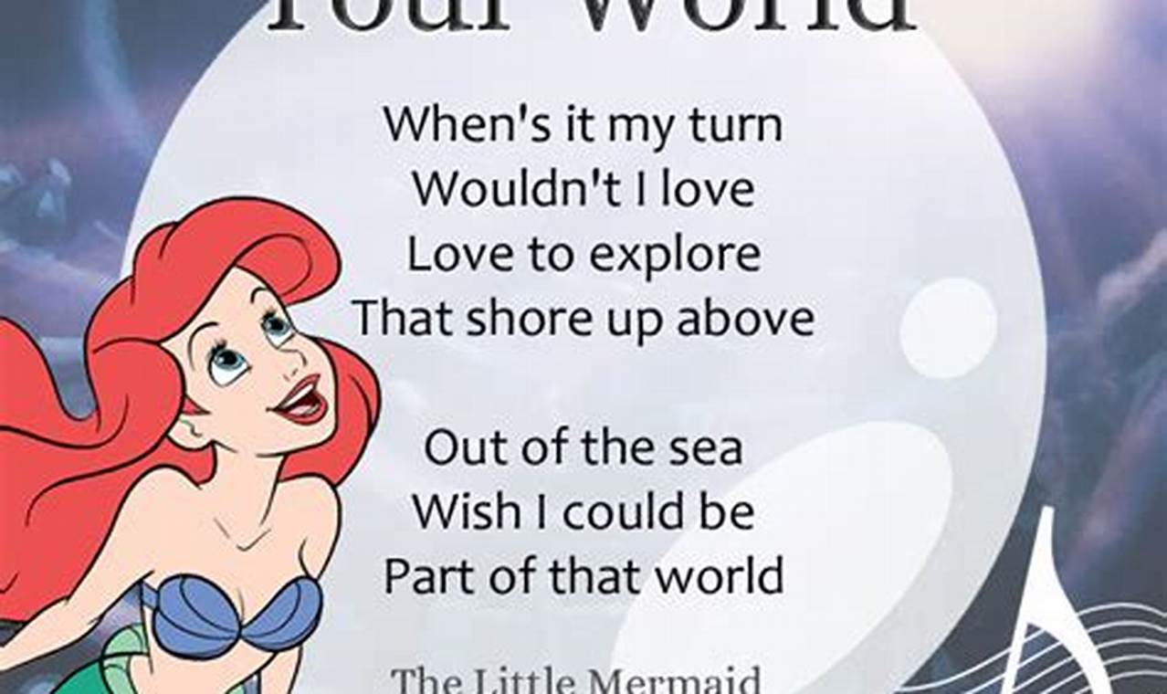 The Little Mermaid 2024 Song Lyrics