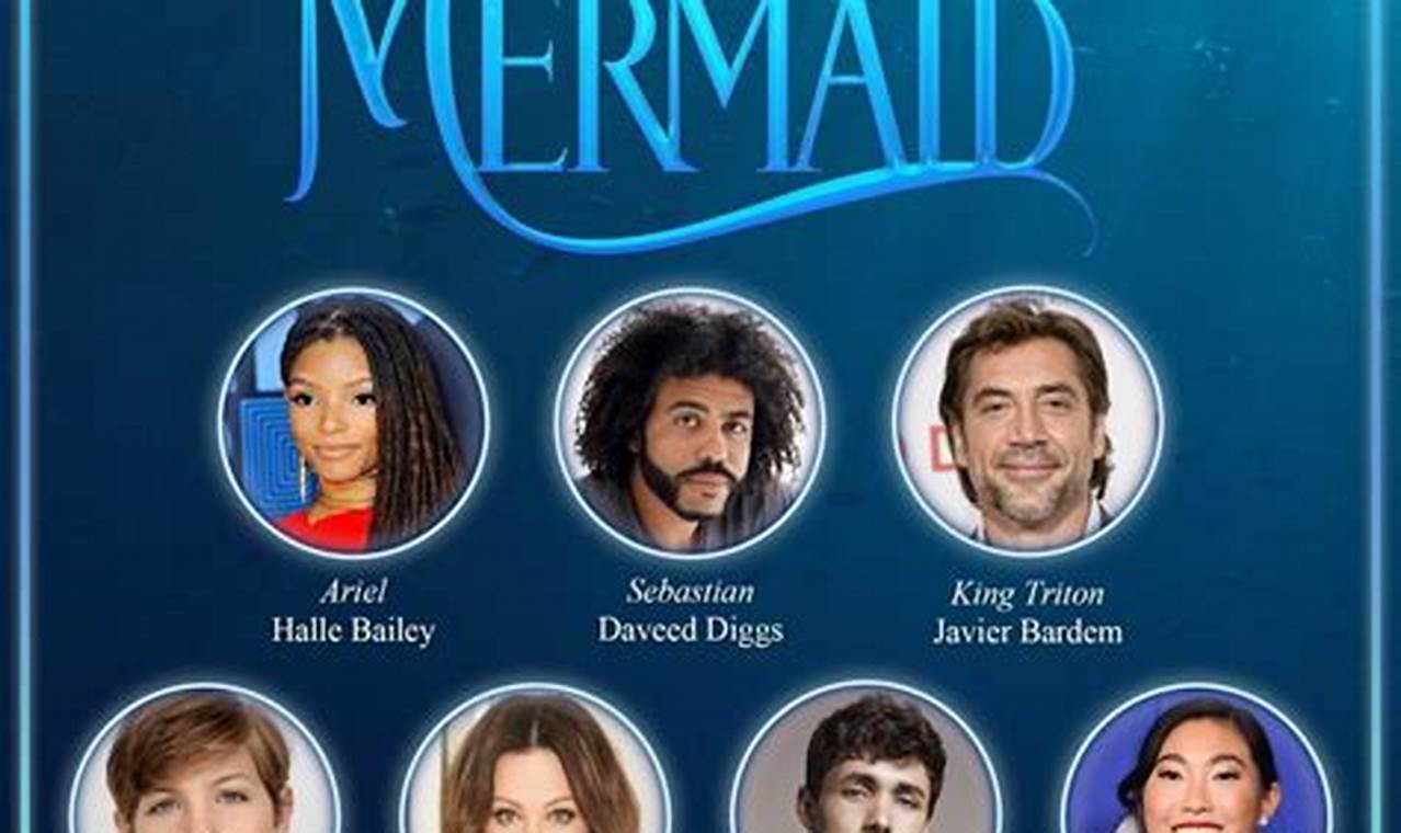 The Little Mermaid Live Action 2024 Cast