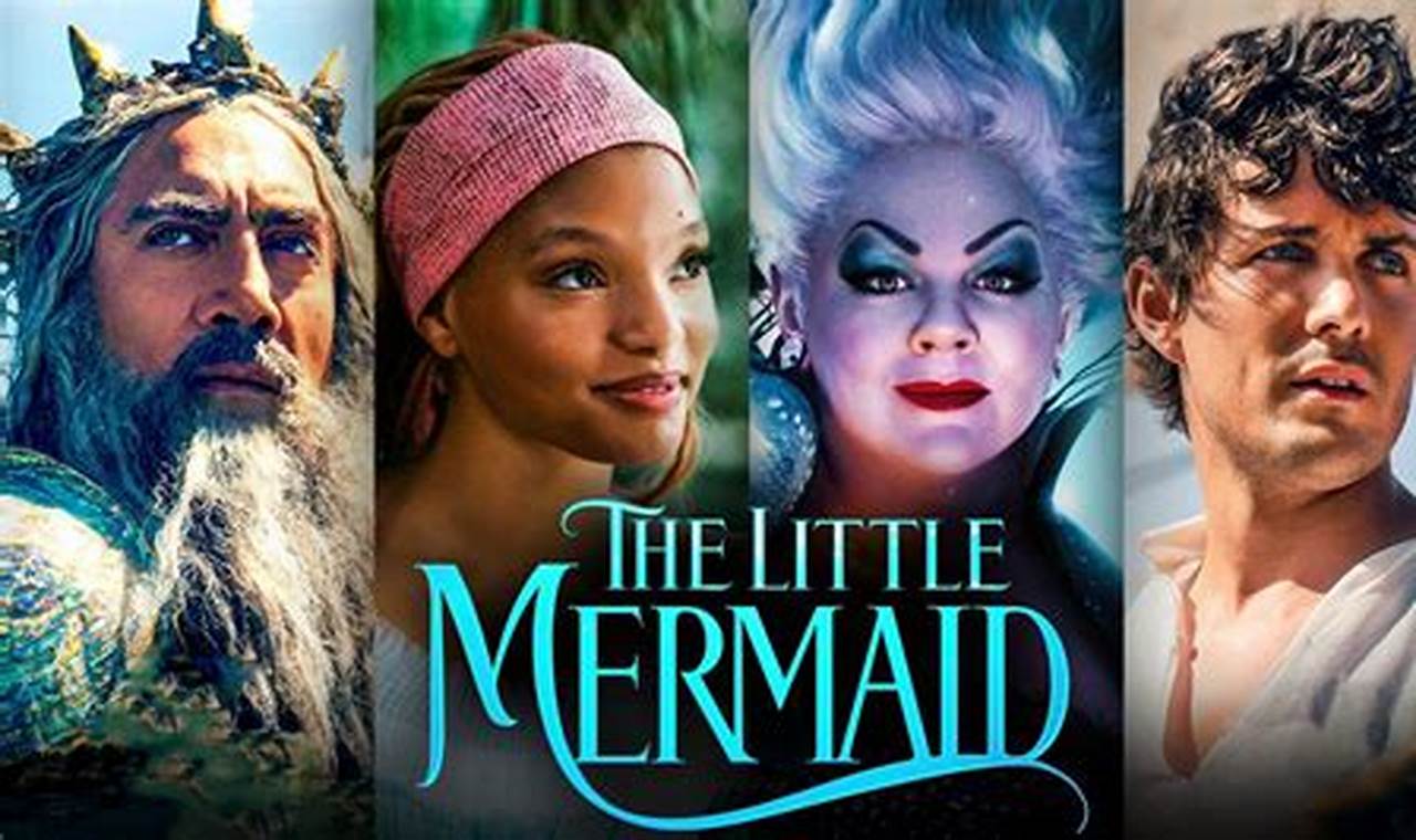 The Little Mermaid Live Action Cast 2024