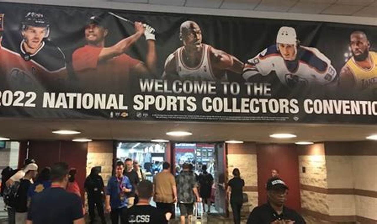 The National Sports Collectors Convention 2024 Schedule