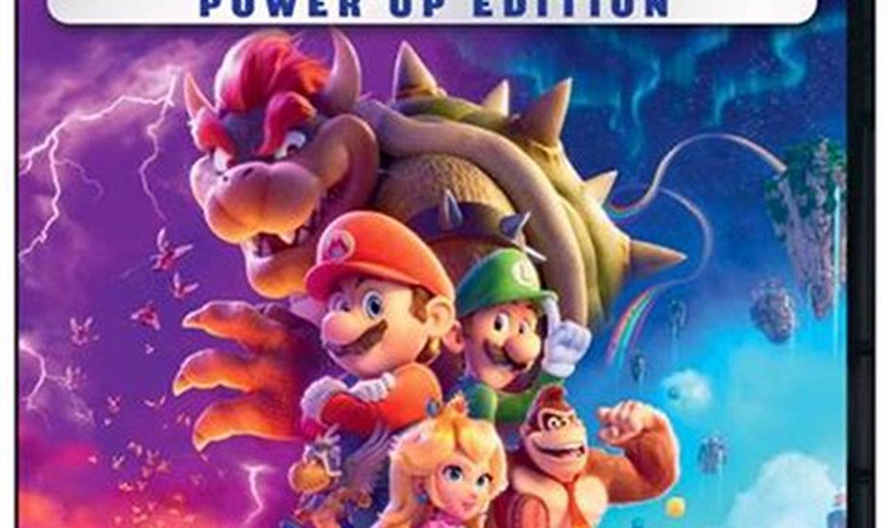 The Super Mario Bros Movie 2024 Blu Ray Release Date