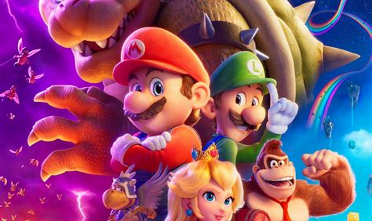 The Super Mario Bros Movie Posters 2024
