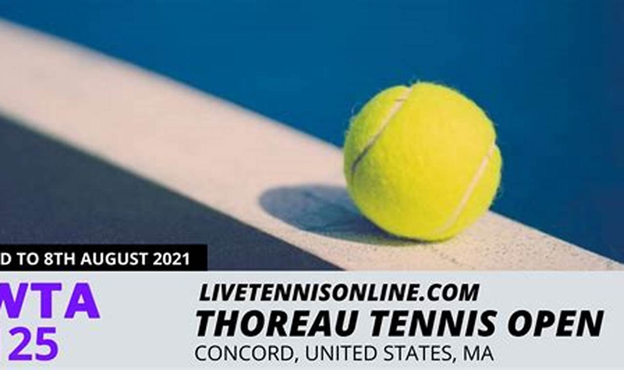 Thoreau Tennis Open 2024