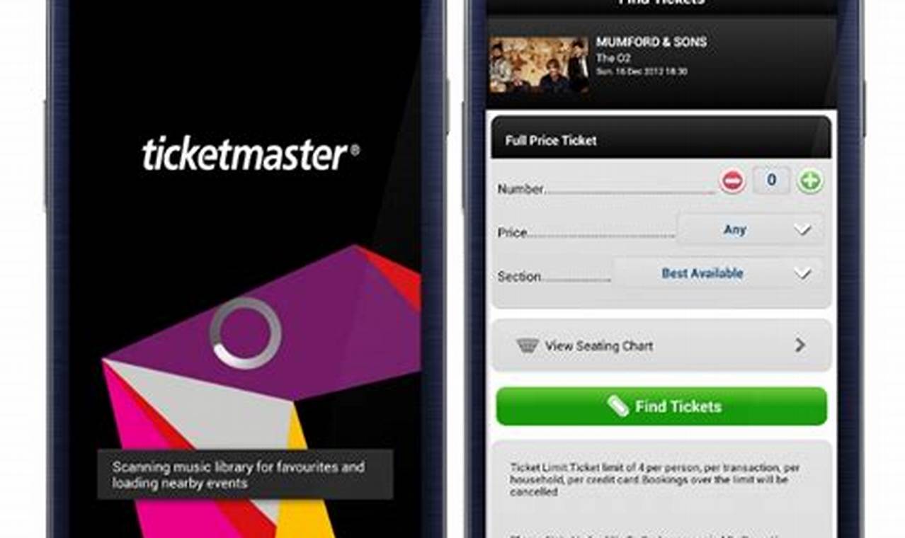 Ticketmaster App For Android