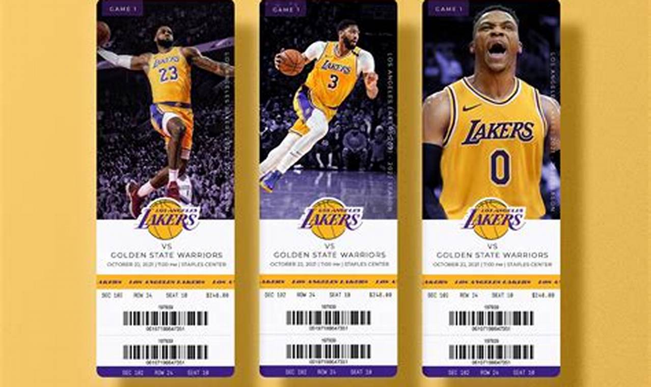 Tickets Lakers 2024