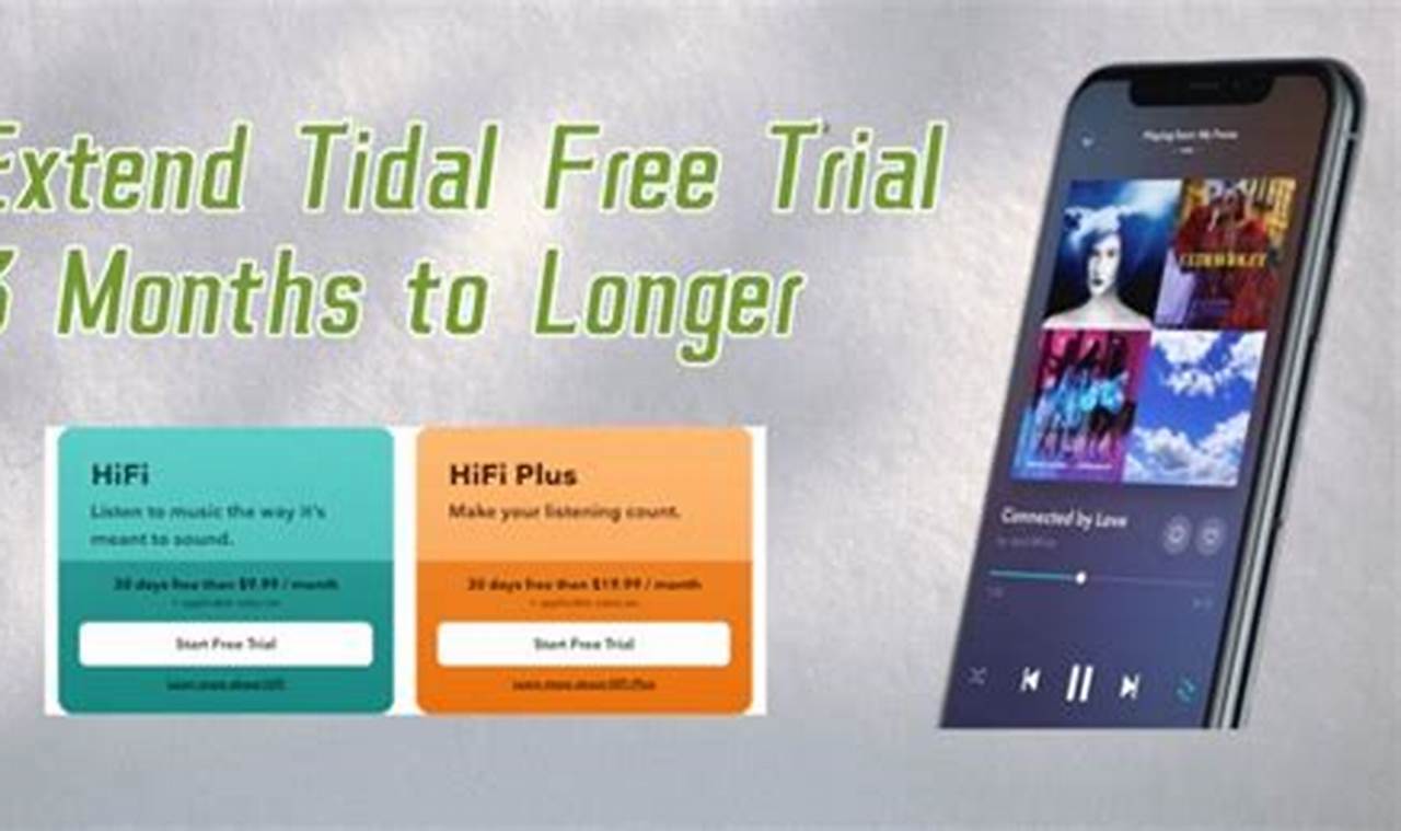 Tidal Free Trial 6 Months 2024