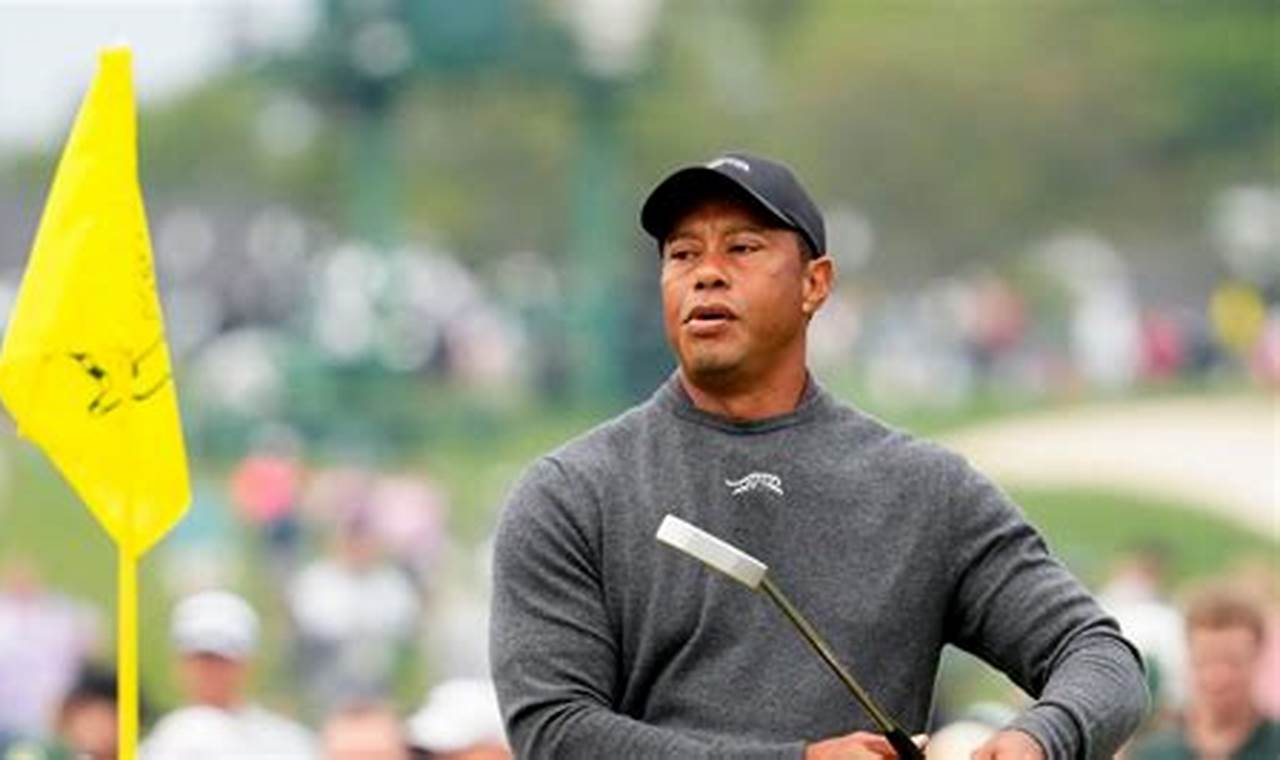 Tiger Woods At The 2024 Masters