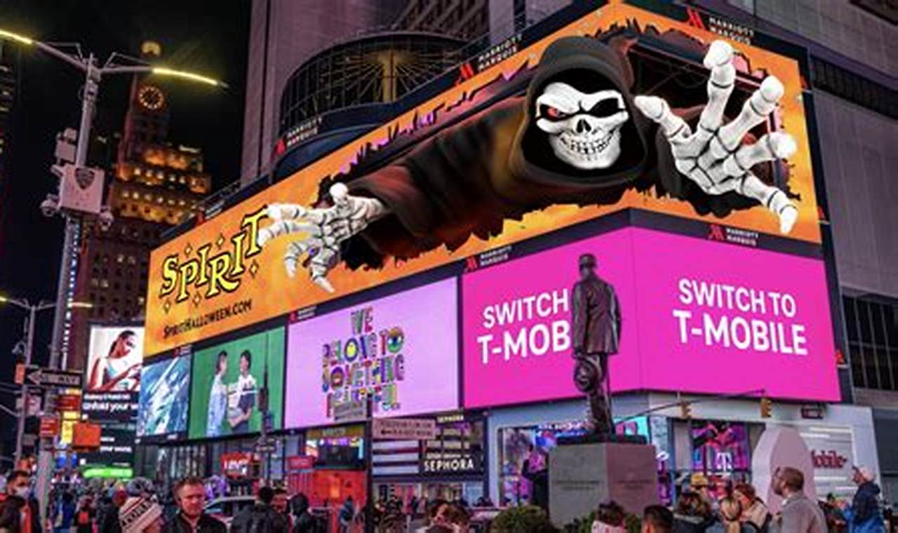 Times Square Halloween 2024