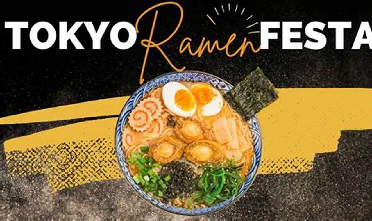 Tokyo Ramen Festa 2024 Menu
